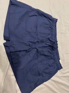 Women’s Elastic Waist Casual Shorts - Navy